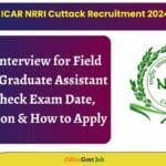 ICAR NRRI Cuttack Recruitment 2024